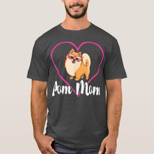 Camiseta Pom Mom Dog Owner Pomeranian