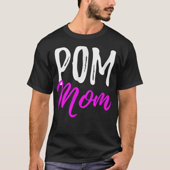 Camiseta Pom Mom  Funny  as Dog Lover Pomeranian Gifts  (Anverso)