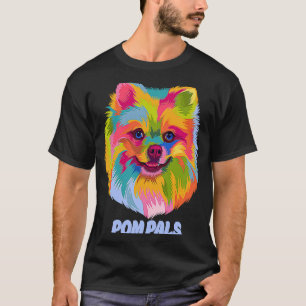 Camiseta Pom Pals Humor Pomeranian Pom Pom Perro Mamá Perro