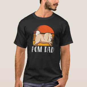 Camiseta Pom Pom Dad Dueño De Perro Pomeranian 1