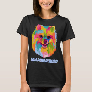 Camiseta Pom Pom Power Pomeranian Humor Toy Raza Animal P