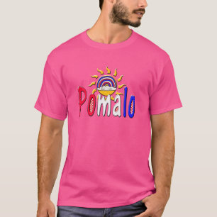 Camiseta Pomalo - Relajación croata con sol y arcoiris
