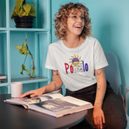 Camiseta Pomalo - Relajación croata con sol y arcoiris