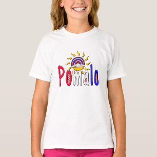 Camiseta Pomalo - Relajación croata con sol y arcoiris