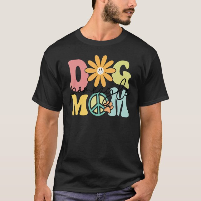 Camiseta Pomeagle Groovy Mascota de la madre del perro (Anverso)