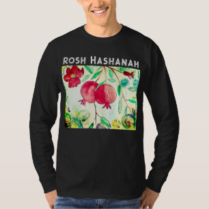 Camiseta Pomegranate Rosh Hashanah Fruit Shana Tova