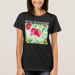 Camiseta Pomegranate Rosh Hashanah Fruit Shana Tova