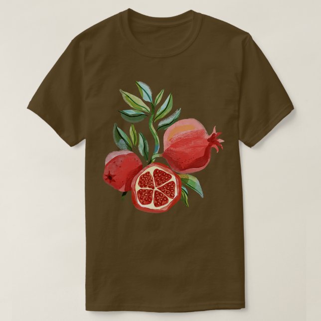 Camiseta Pomegranatos (Diseño del anverso)