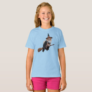 Camiseta Pomerania adorable de Halloween para niños