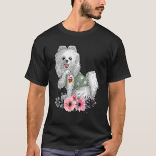 Camiseta Pomerania amo a mamá Tattoo Día de la madre del pe
