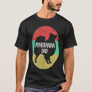 Camiseta Pomerania Dad Vintage I Love My Pomeranian Dog Po