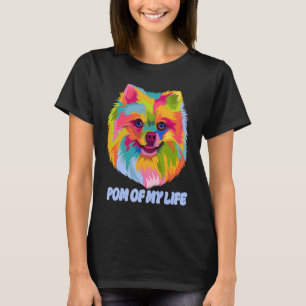 Camiseta Pomerania de mi vida Pomerania Pom Pom Humor Perr