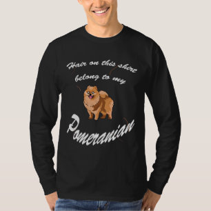 Camiseta Pomerania De Pelo Fur Dog Lover Amp