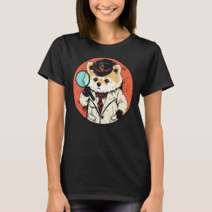 Camiseta Pomerania Detective Funny Perro Misterio