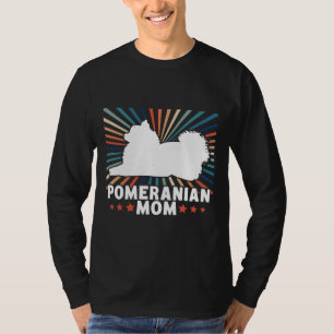 Camiseta Pomerania Mamá vintage Perdedora de Perros Pomeran