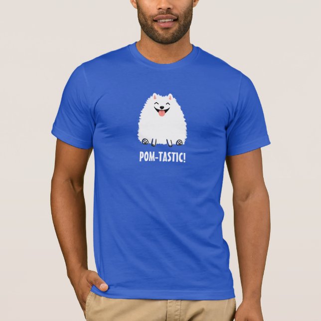 Camiseta Pomerania Pomtastic con Texto Personalizado (Anverso)