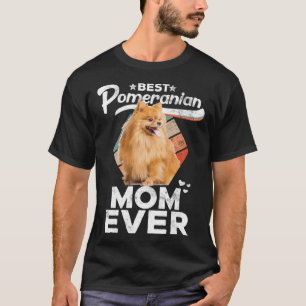 Camiseta Pomerania por las mujeres mejor madre de Pomerania