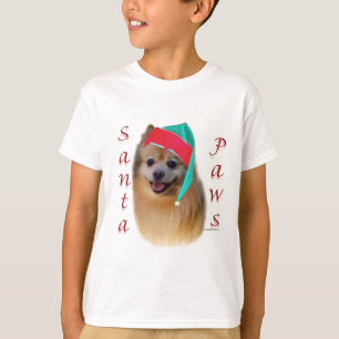 Camiseta Pomerania Santa Paws