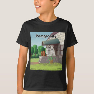 Camiseta Pomerania sobre granito (Pomegranita) divertido