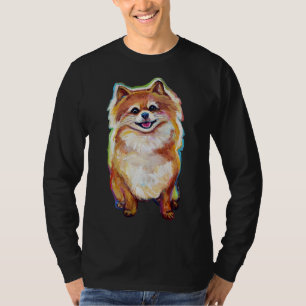 Camiseta Pomerania sonriente súper chiquito