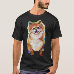 Camiseta Pomerania sonriente súper chiquito