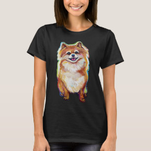 Camiseta Pomerania sonriente súper chiquito