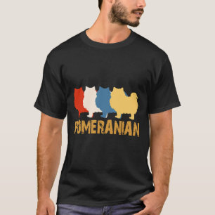 Camiseta Pomerania Vintage Para Los Amantes Del Perro
