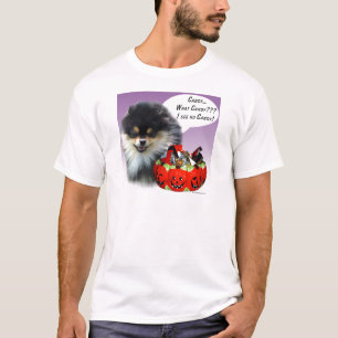 Camiseta Pomeranian (blktan) Halloween Candy