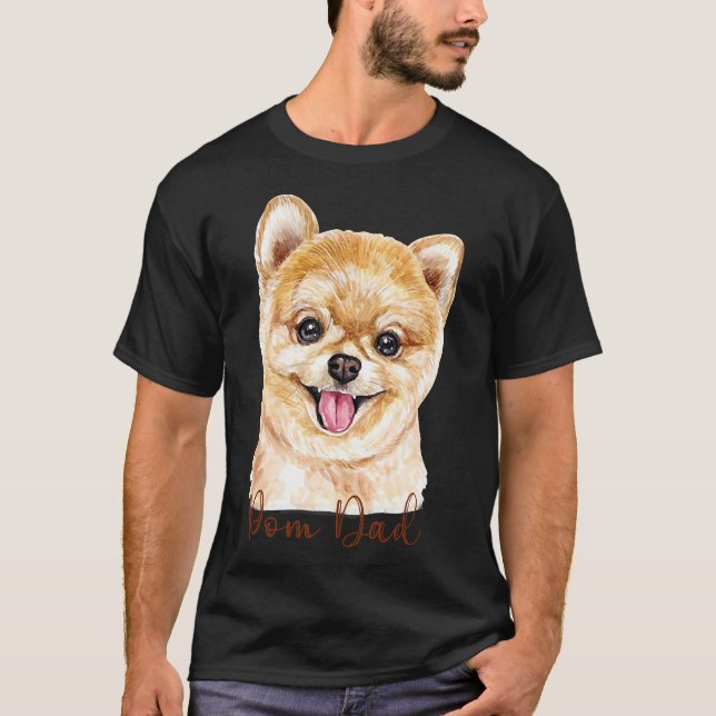 Camiseta Pomeranian Dad 86 (Anverso)