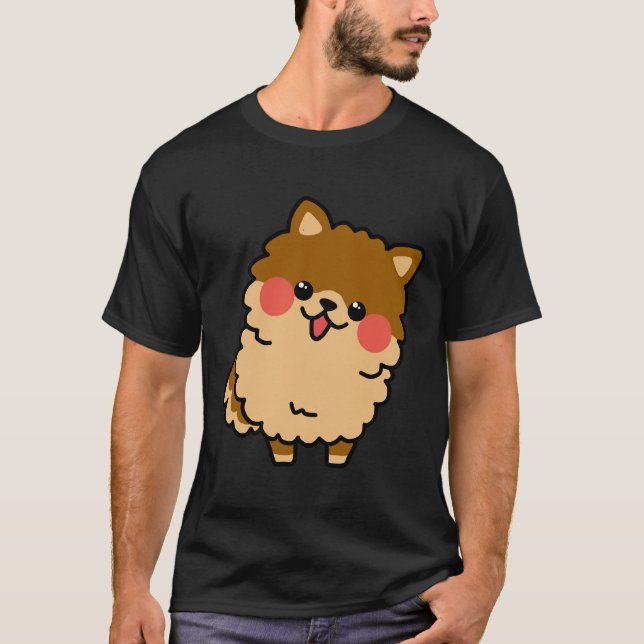 Camiseta Pomeranian Dog 4 (Anverso)
