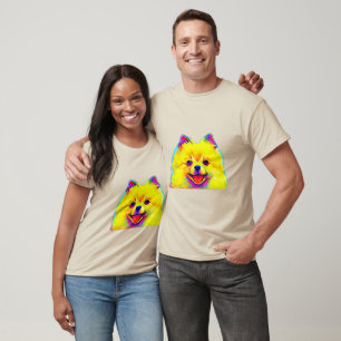 Camiseta Pomeranian en colores