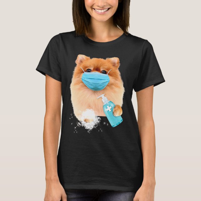 Camiseta Pomeranian Face Mask (Anverso)