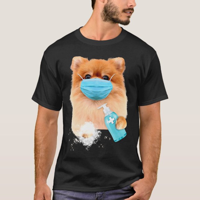 Camiseta Pomeranian Face Mask (Anverso)