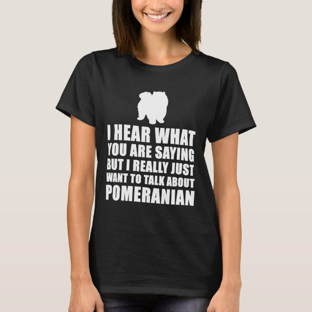 Camiseta Pomeranian Funny (Anverso)