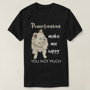 Camiseta Pomeranian me hace feliz