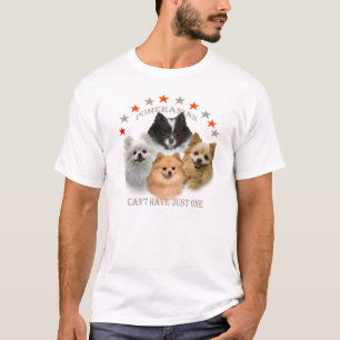 Camiseta Pomeranian no puede tener apenas uno