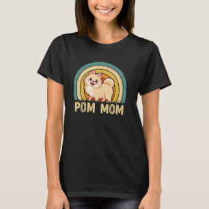 Camiseta Pomeranian Pom Mamá Mama Día de la Madre Perro Chi