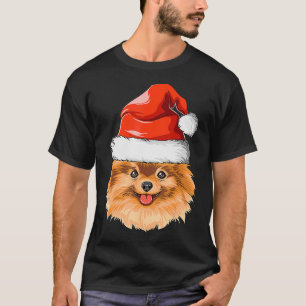 Camiseta Pomeranian Santa Hat Navidades Pomeranian4709