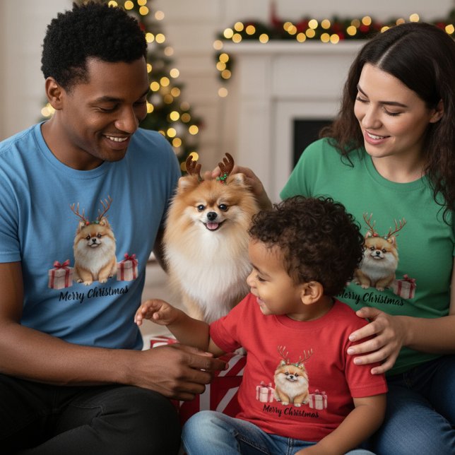 Camiseta Pomeranian Wreath (Subido por el creador)