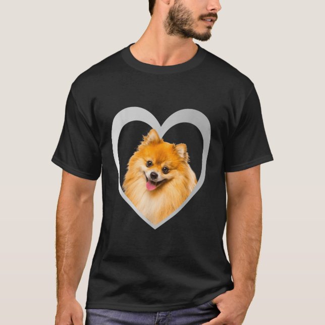 Camiseta Pomeranian Zwergspitz Miniature Spitz Design Unise (Anverso)