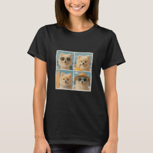 Camiseta Pomeranias geniales con perros Sungles vacaciones