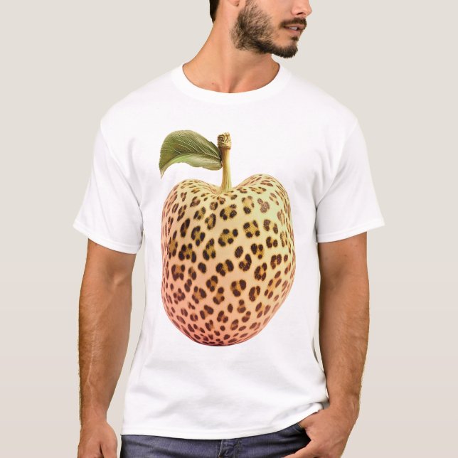 Camiseta Pomme Léopard – Leopard Apple (Anverso)