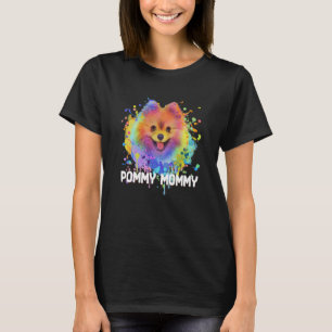 Camiseta Pommy Mamá Perro Mamá Perro Pomerania Pur Mom Pom