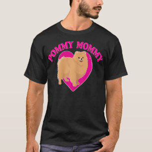 Camiseta Pommy mami Pomeranian ama y Pom Moms Canine