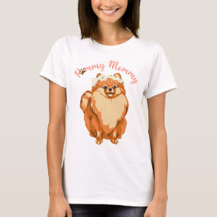 Camiseta Pommy Mommy Pomerania Rosa