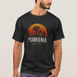 Camiseta Pomona California Retro Surfer Vintage Beach