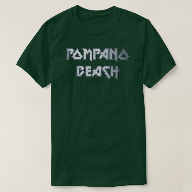 Camiseta Pompano Beach FL (Diseño del anverso)