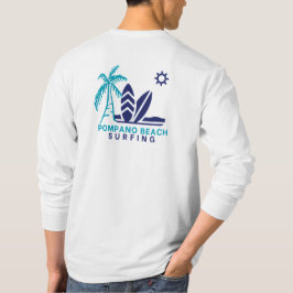 Camiseta Pompano Beach Florida Surfing