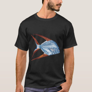 Camiseta POMPANO DE VELA-Trachinotus rhodopus