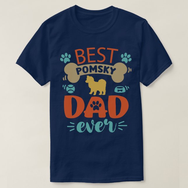 Camiseta Pomsky (Diseño del anverso)